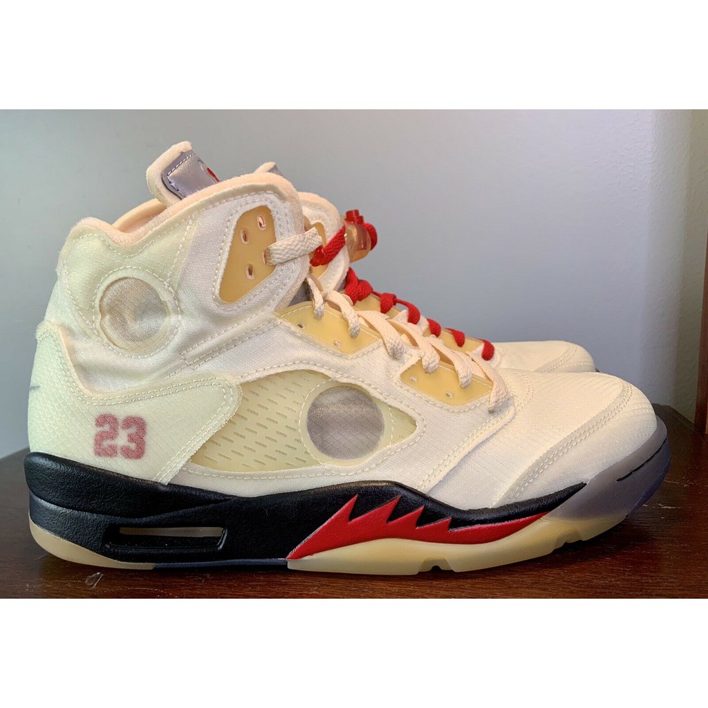 air jordan 5 off white
