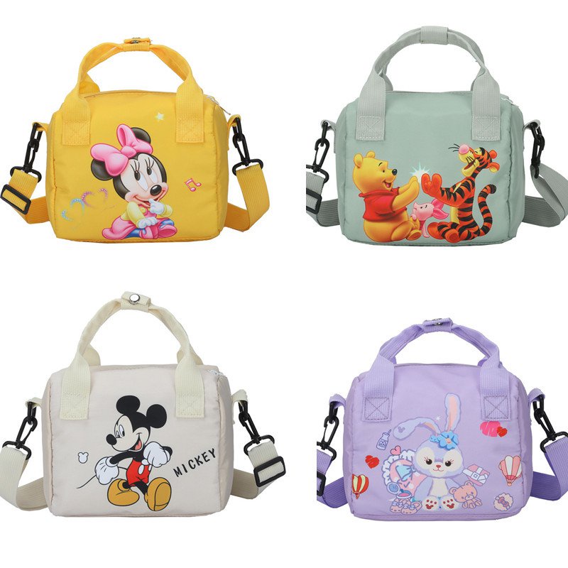 Mickey Cartoon Mouse Bolsa de viaje de negocios de gran capacidad de corta distancia bolsa de aprendizaje casual bolsa de moda hay bolsillos exteriores con cremallera 