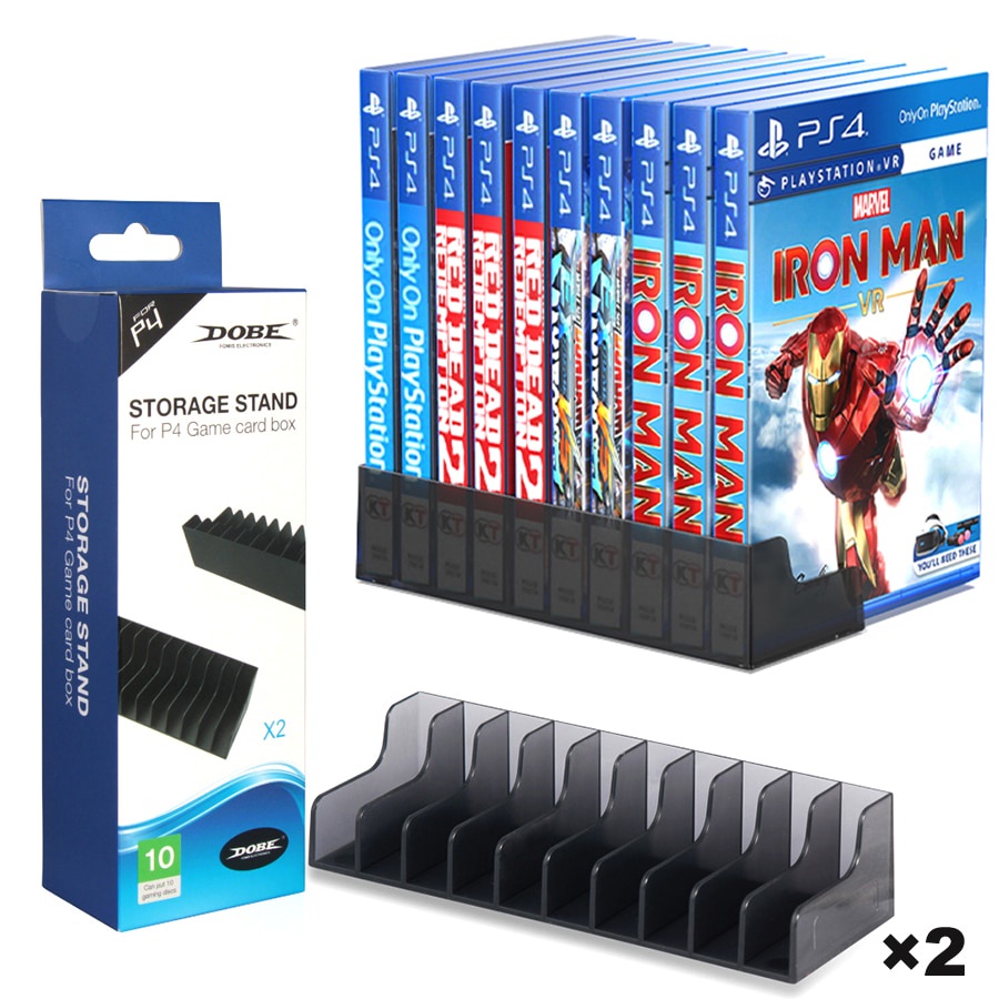 Play Station 5 4 CD Disks Titular De La Tarjeta De Juego Caja De