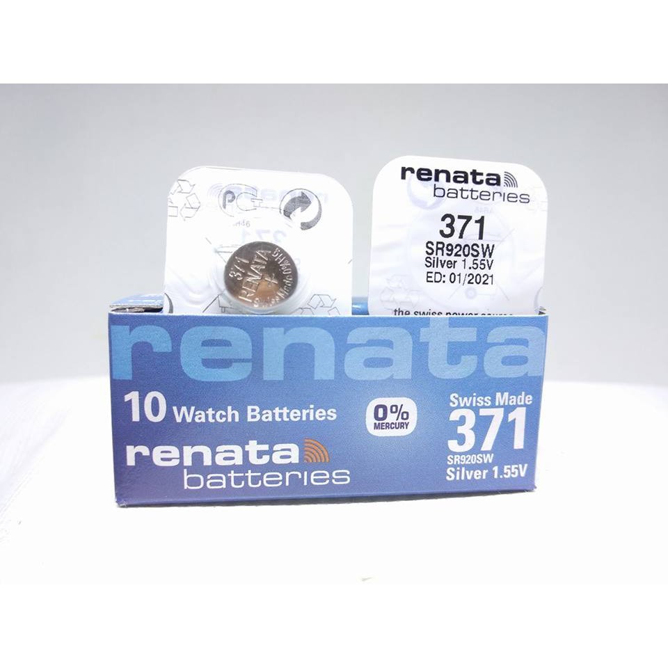 Batería batería batería RENATA SR920SW RENATA 371 relojes originales