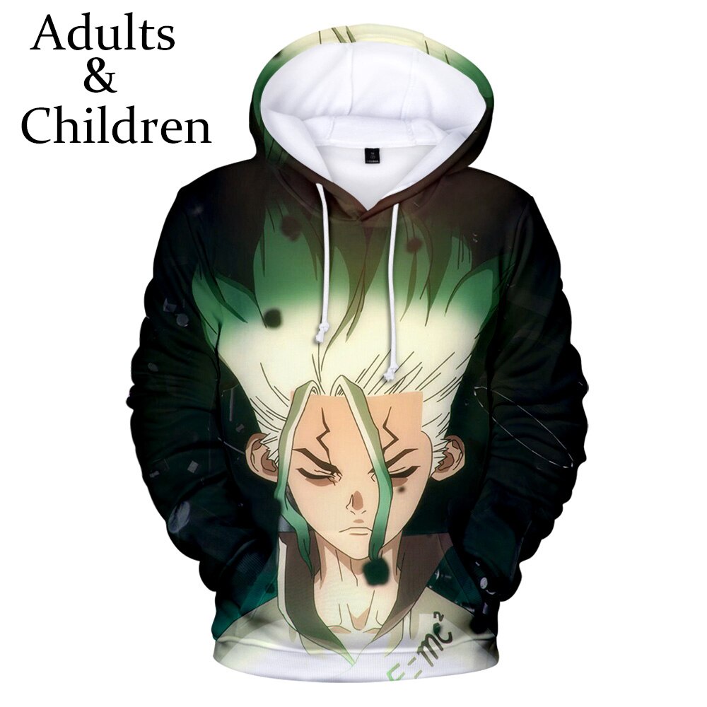 Popular Drstone Sudaderas De Comic Sudadera De Manga Larga Sudadera Con Capucha Drstone Pullovers 3d Shopee Mexico