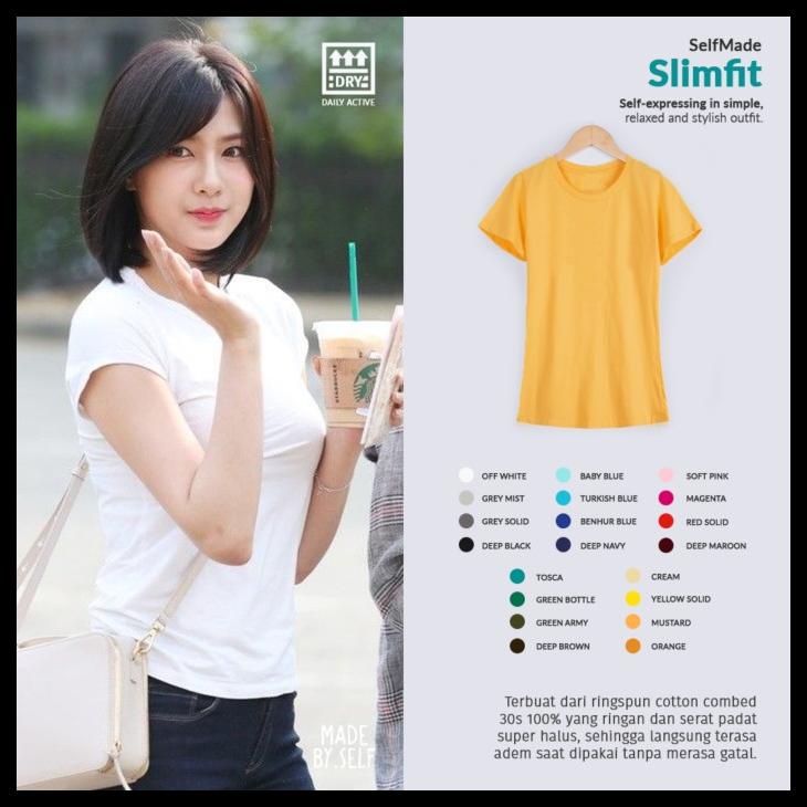 COTTON COMBED Camiseta lisa mujer SLIM FIT 100% RINGSPUN algodón peinado  reactivo 30S - XL, negro profundo | Shopee México