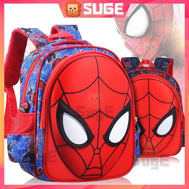 Bolsa Para Niños Mochila Roja Spiderman Niño De Dibujos Animados Bebé  Jardín De Infantes | Shopee México