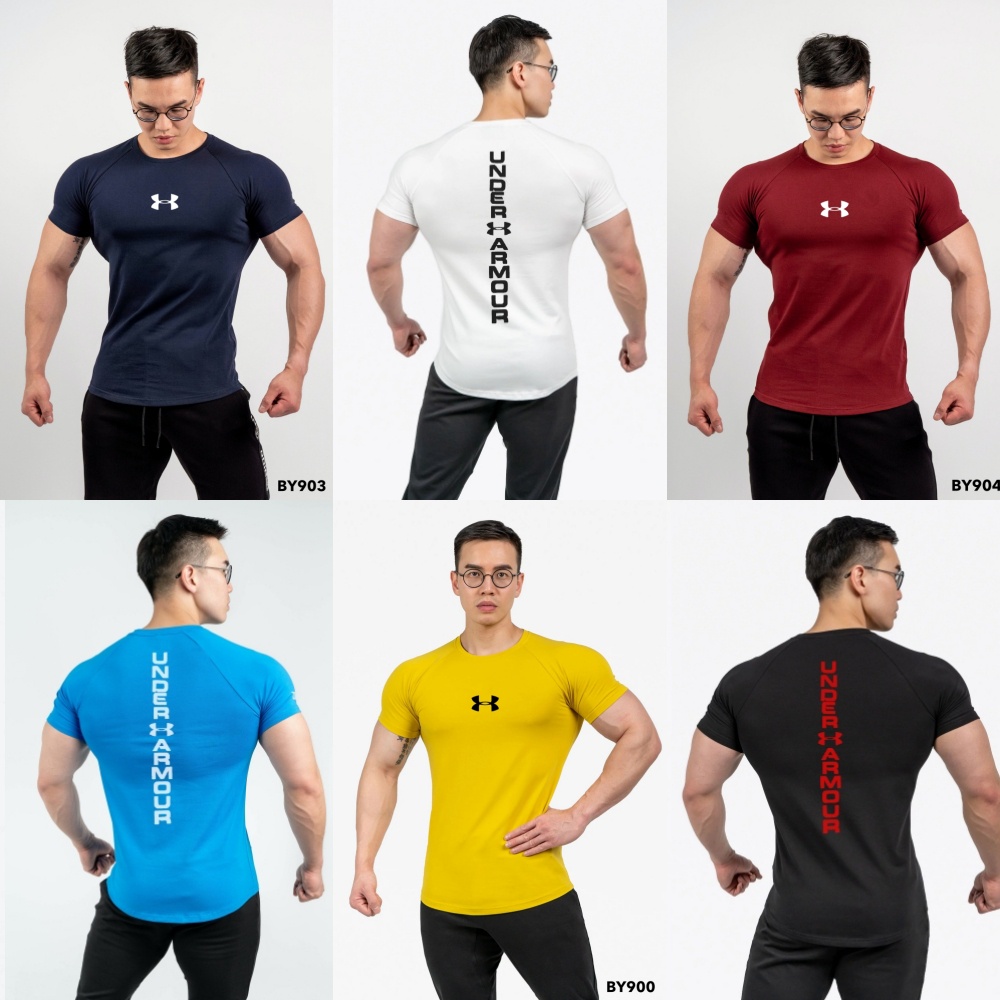 Camisetas deportivas para hombre camisetas de gimnasio para ropa deportiva CROSSFIT RUNNING WEAR | Shopee México