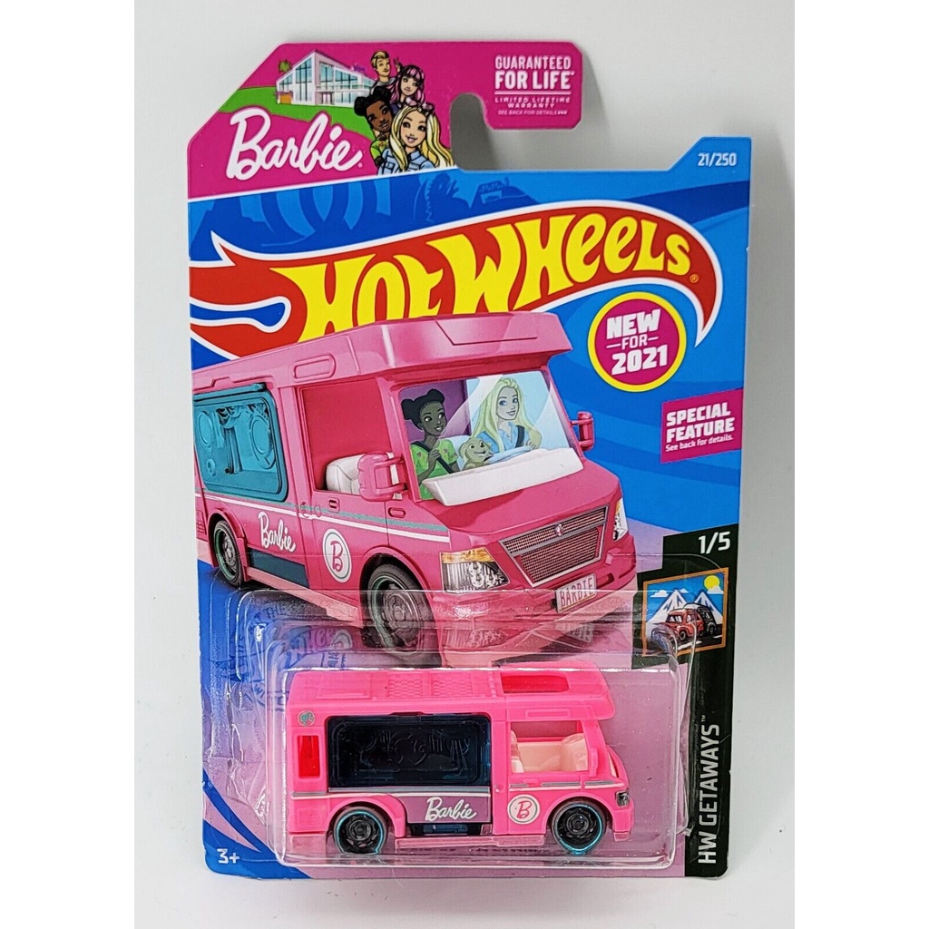 Hot Wheels Automobile Series Barbie Dream Camper 164 Metal Cast Model Collection Toy Vehicles 8929