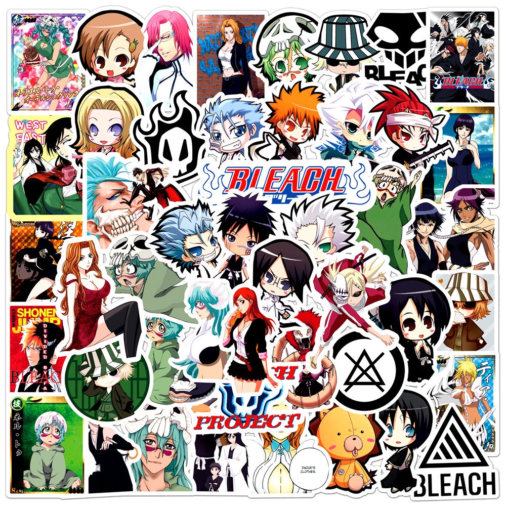 50PCS Waterproof Cool Japanese Anime Stickers For Suitcase Guitar Luggage  Laptop Phone Decal | Shopee México