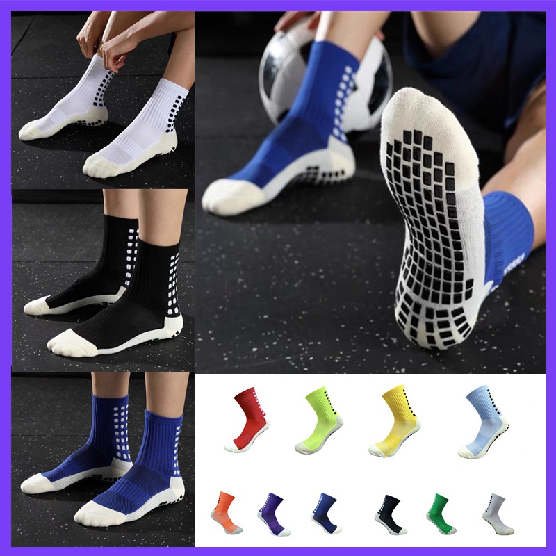 Mirilla Abandonar cura 3 pares Trusox calcetines antideslizantes Para deporte gimnasio de fútbol  calcetines de Ciclismo blanco | Shopee México