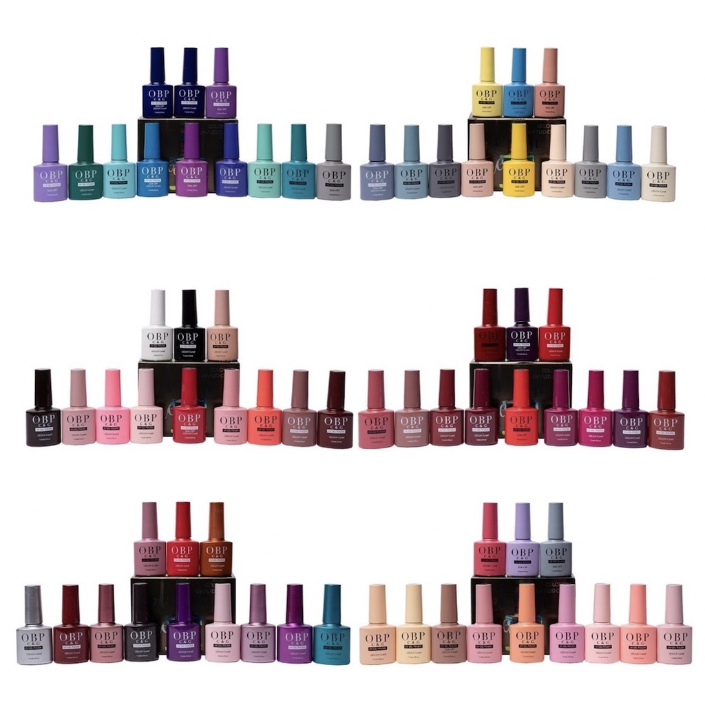 Gama De 12 Gelish de 3 pasos OBP , Gel Esmalte Semipermanente | Shopee ...