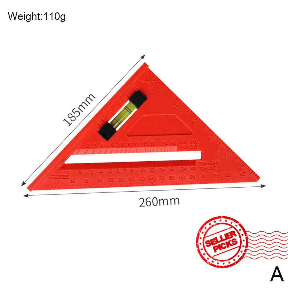 Angulo De 15 Grados Con Transportador aleación de aluminio velocidad cuadrada triángulo ángulo transportador  regla colores 4 carpintería z3t5 | Shopee México