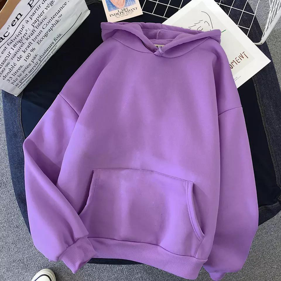 Suéter sudadera con lisa Oversize Chamarra Premium Can lila Color | Shopee México
