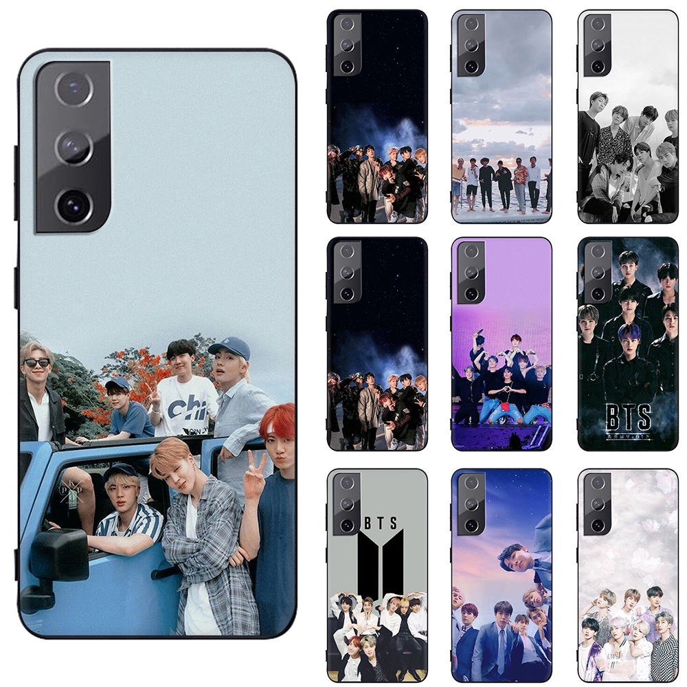 Case Samsung S Ultra S Fe S S21 S21s Tpu Soft Anti Fall Phone Case Black Soft Case Cover Bts Shopee Mexico