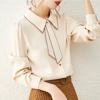 blusas para dama elegantes de mujer de dama talla grandes modernas de moda blusa  camisa blanca mujers m | Shopee México