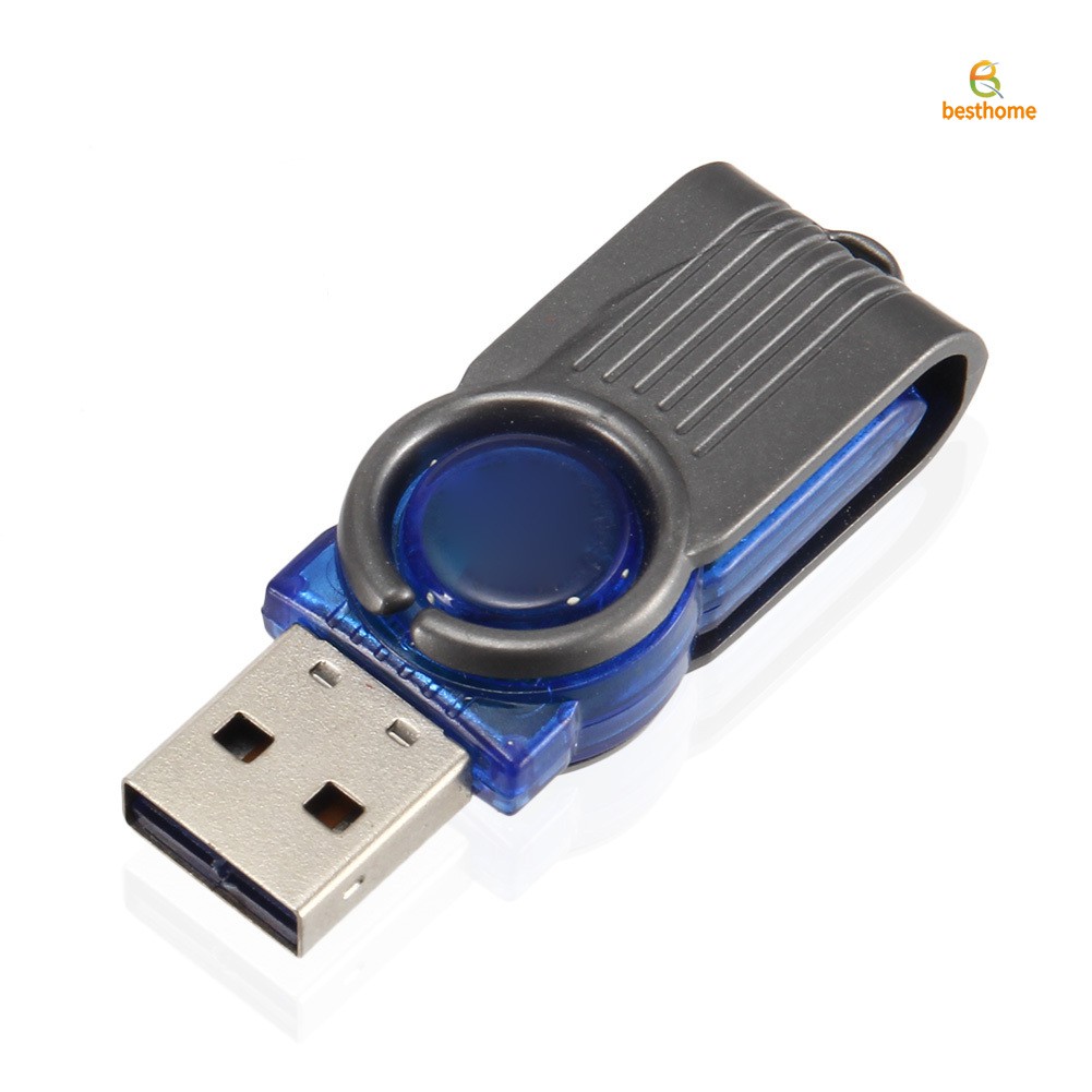 Bh Mini Usb 2 0 Micro Sd Tf Lector De Tarjetas De Memoria De Alta Velocidad De Plastico Girar Adaptador Para Tablet Pc Portatil Shopee Mexico