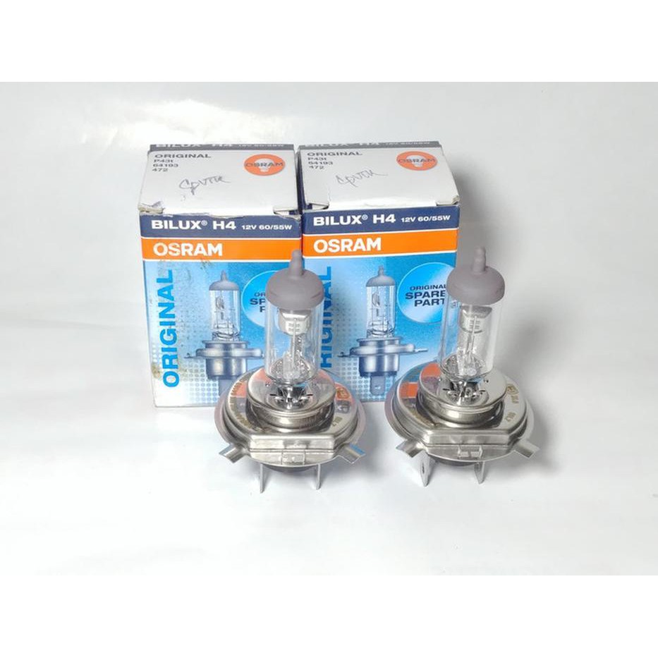 Osram bilux h4. Осрам Bilux h4. Osram Bilux h4 12v 60/55w яркость. Osram h4 60/55 w Original.