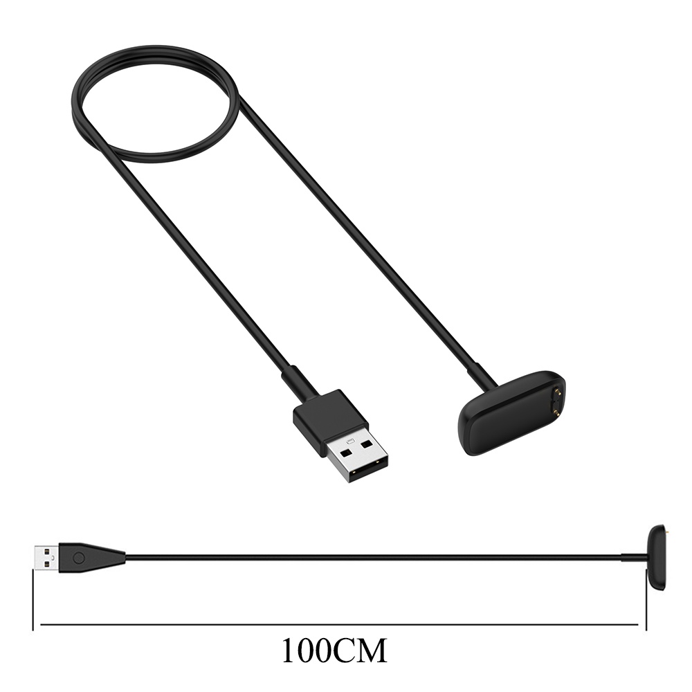Luxe 6ft 180cm Cable de Carga USB TUSITA Magnética Cargador con Botón de Reinicio Compatible con Fitbit Charge 5 Activity Tracker Accesorios 