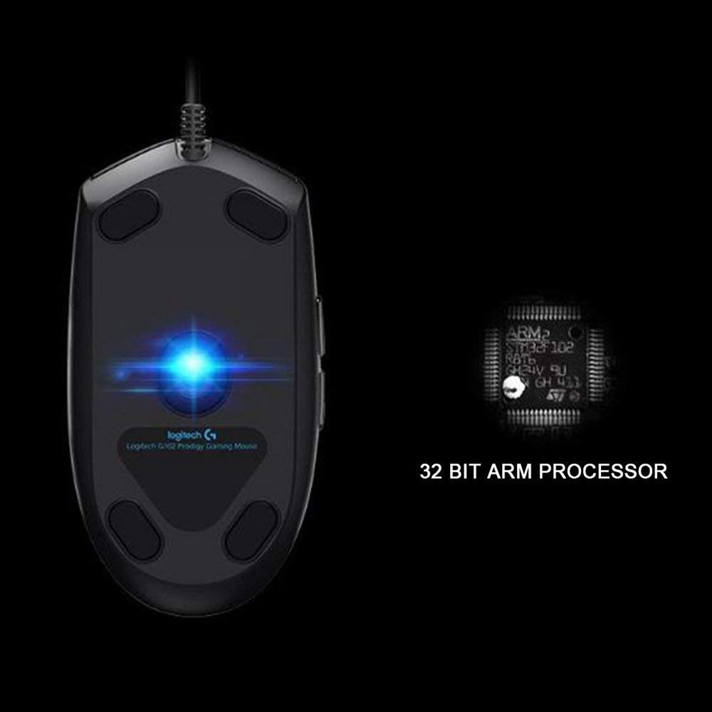 Logitech G102 Prodigy 6,000dpi Custom Color LED Wired Gaming Optical Mouse Bulk 
