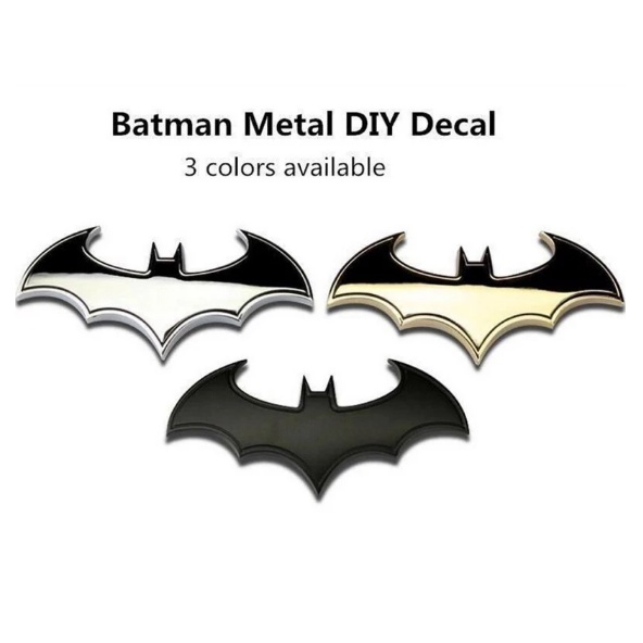 Night knight Modified Batman Bat Metal Car Sticker for Volkswagen Suzuki  Skoda Opel Lexus Mercedes Benz Auto Rear Emblem Badge | Shopee México