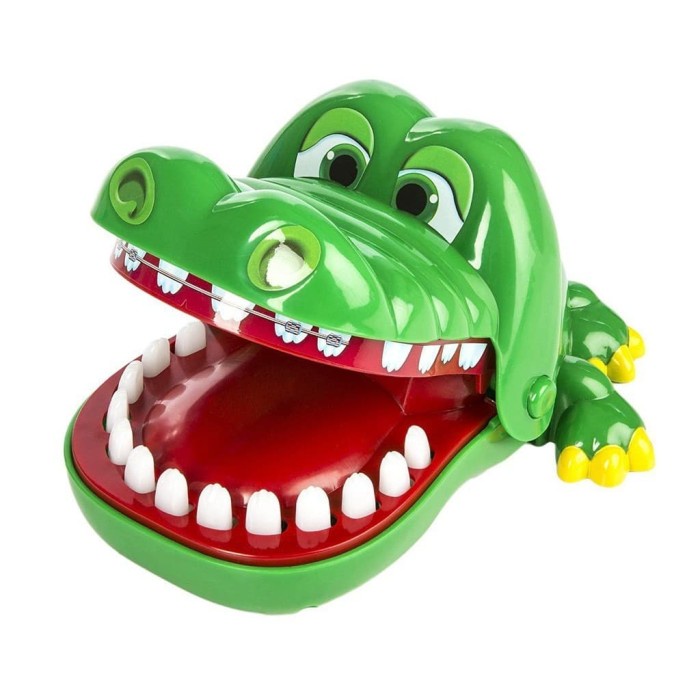 Ju4l juguetes Dental forma de dedo cocodrilo divertido para niños -C: |  Shopee México