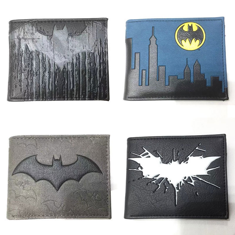 DC Justice League Superhéroe Batman Cartera De Los Hombres Personalidad  Corta | Shopee México