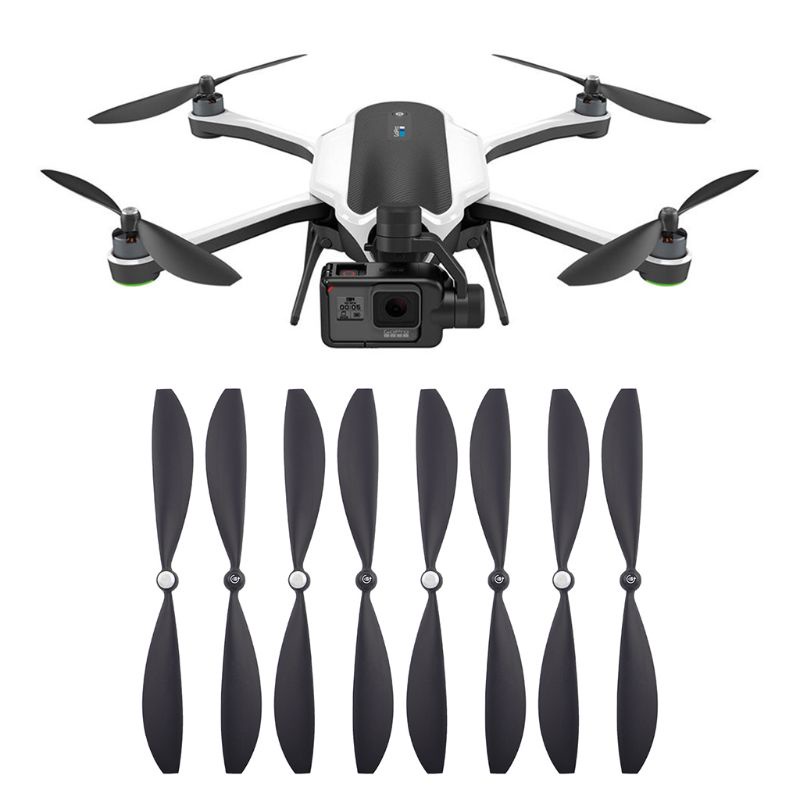 1 Pairs Cuchilla de Hélice Drone Para Karma Propeller Gopro Drones Vuelo Silencioso Aumento de la Eficiencia Aerodinámica accesorios para drones para cuadricópteros UAV palas de hélice de drones 