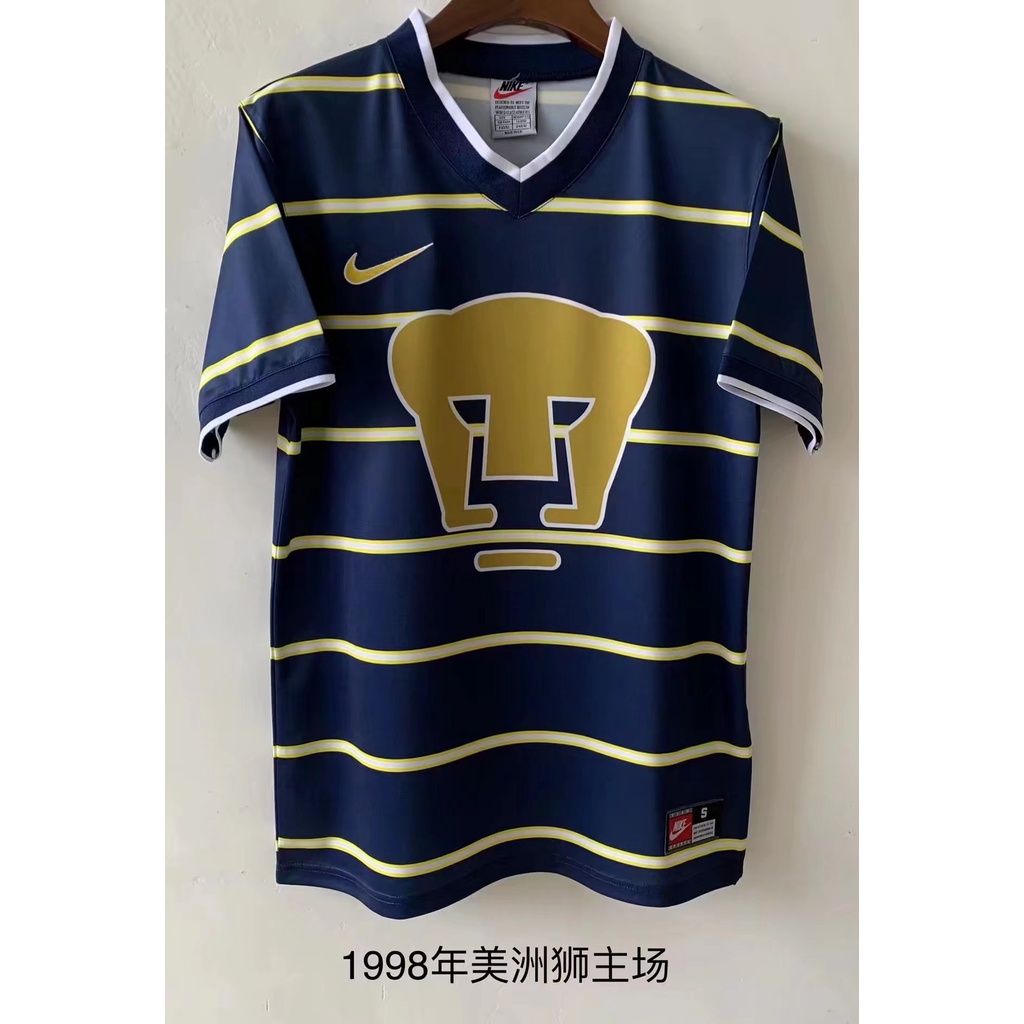Pumas Mexiko soccer jersey 1998 retro Camiseta De Fútbol S-2XL | Shopee México