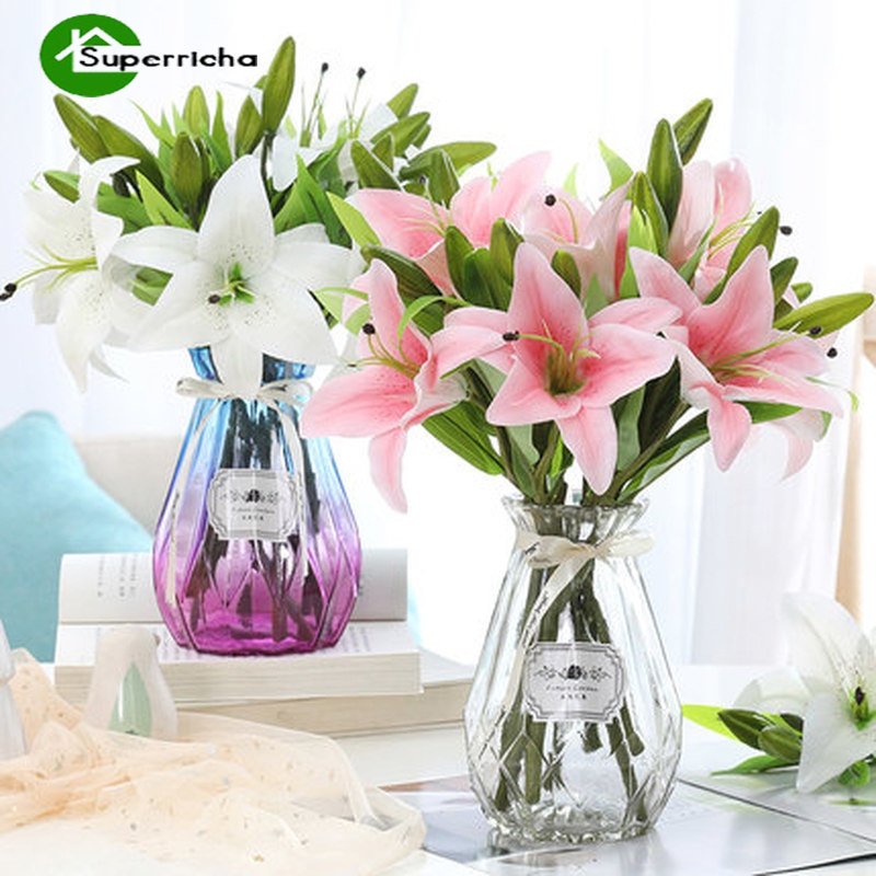 1Pcs Flores Artificiales Falsas Tigre Lirio Adornos De Navidad Para El  Hogar Decorativas Para Boda Casa Fiesta Decoración | Shopee México