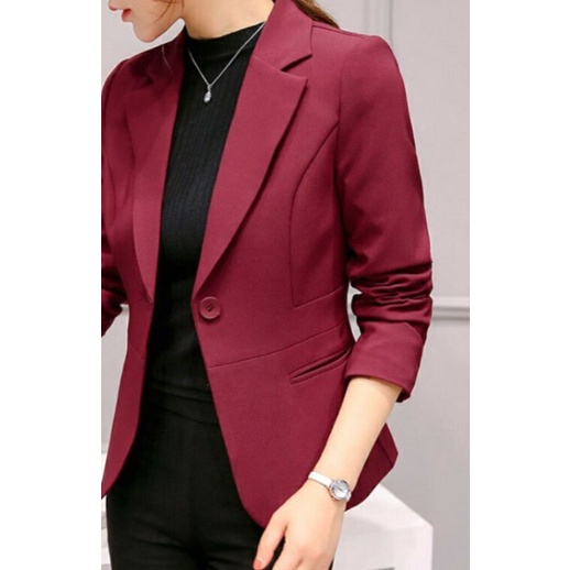 Mus contar hasta Paleto Blazer mujer / traje de mujer / traje formal / traje de oficina / traje de  trabajo / blazer de mujer | Shopee México