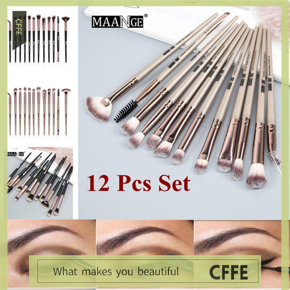 Cffe 12 Pzs Brochas De Mezcla De Ojos Calientes Para Mujer Sombra De Ojos Contorno Delineador De Ojos Nueva Moda Aplicador Cosmetico Rubor Herramienta Multicolor Shopee Mexico