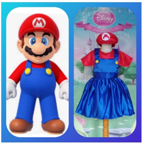 Super Mario Bros - disfraz de personaje de dibujos animados para niños - XS  | Shopee México
