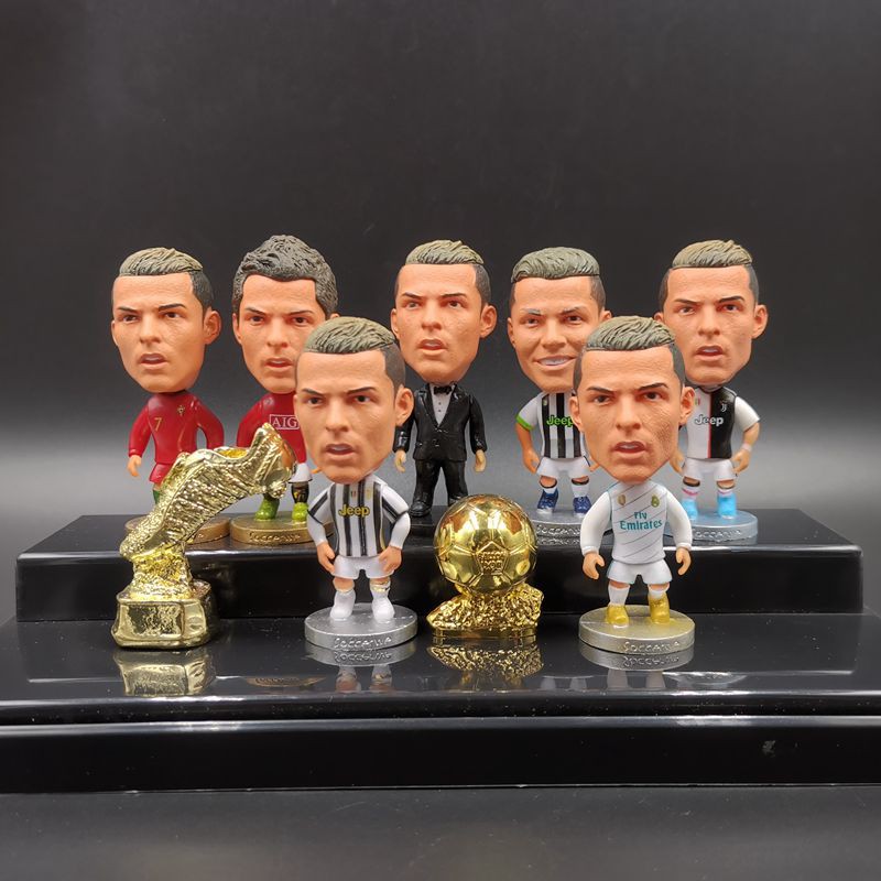 Cristiano Ronaldo mini Figuras De Acción Colección De Muñecas De Carrera