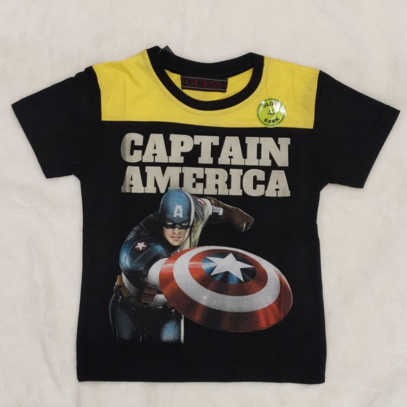 Marvel Captain America Torn Camiseta para Niños 