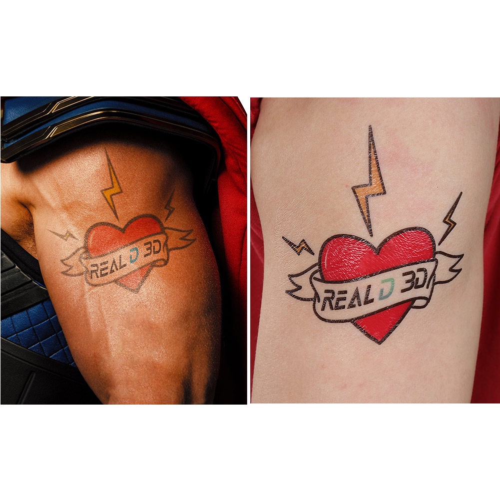 Tatuajes Toitaly Thor Temporales Amor Y Trueno Tatoo Cosplay | Shopee México