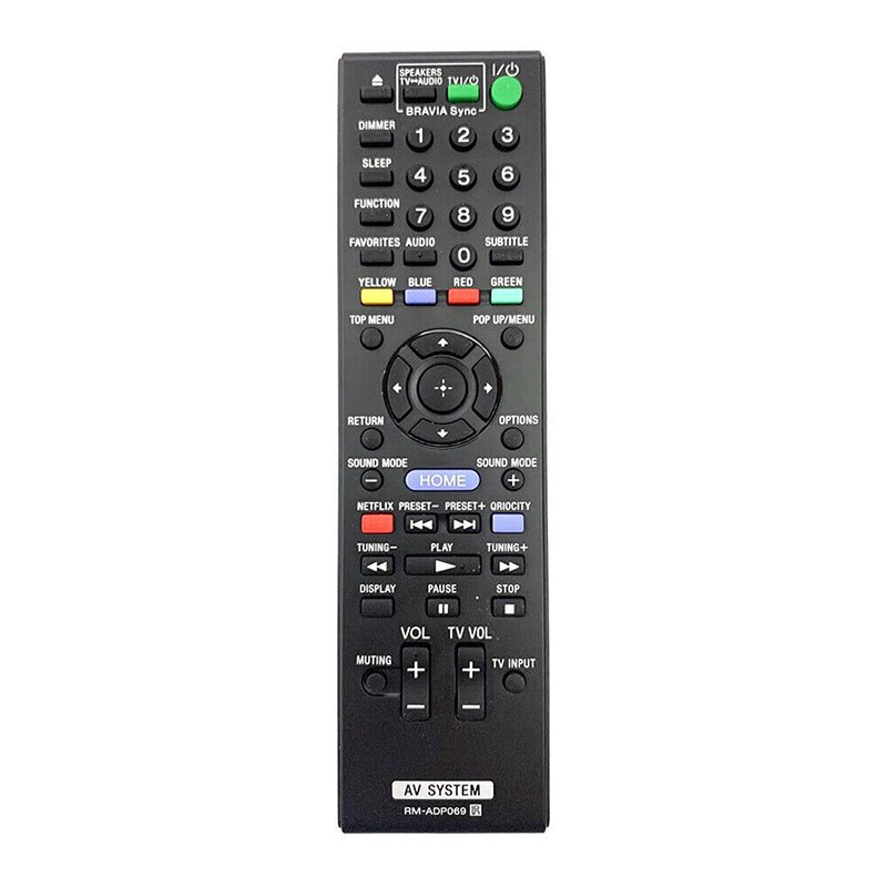 Control Remoto De Repuesto Para Sony HBD-T79 BDV-E580 BDV-T58 Blu-ray DVD Home Theater AV System