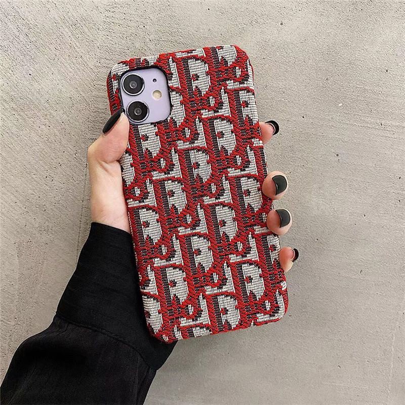 New Iphone 12 11 Pro Max Mini Xs Max Xr X 8 7 Luxury Fashion Brand Dior Canvas Phone Case Cover Shopee Mexico