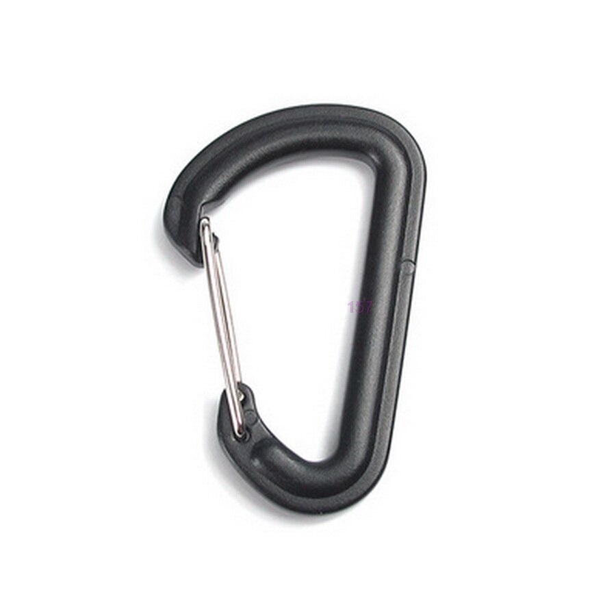 9mm expanderseil 1x plástico mosquetones negro para 8mm goma de cuerda 