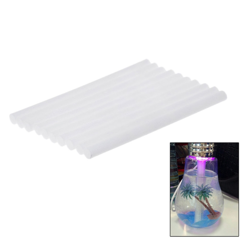 Angelliu Lote de 10 Varillas para el humidificador de filtros de algodón para humidificadores 8 x 130 mm 