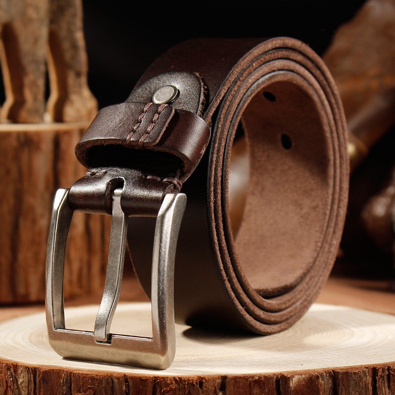 Cinturón Casual De De Alta Con Hebilla De Diseño Vintage Cinturones Para Hombres | Shopee México