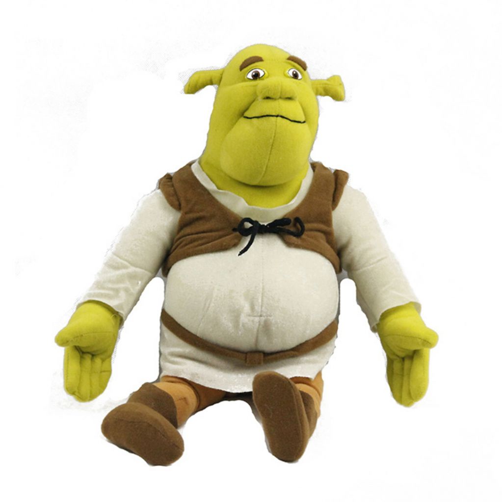 L&R Peluche Shrek,muñeca De Juguete De,Juguete De Navidad para Los Niños 40cm/Verde 