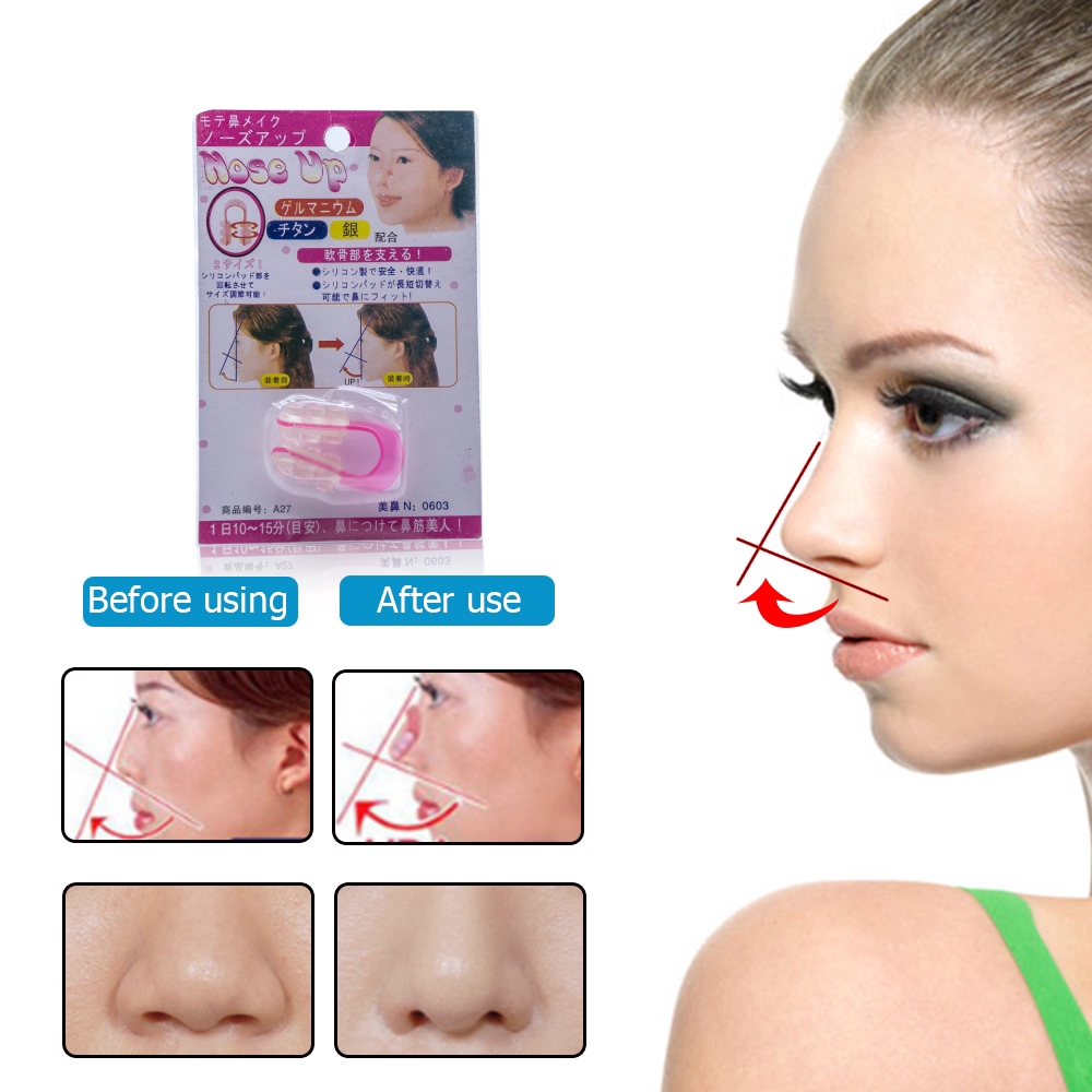 Healifty nariz arriba levantando forma moldeador clip levantador nariz alisador alisador puente corrector para mujeres niñas damas 