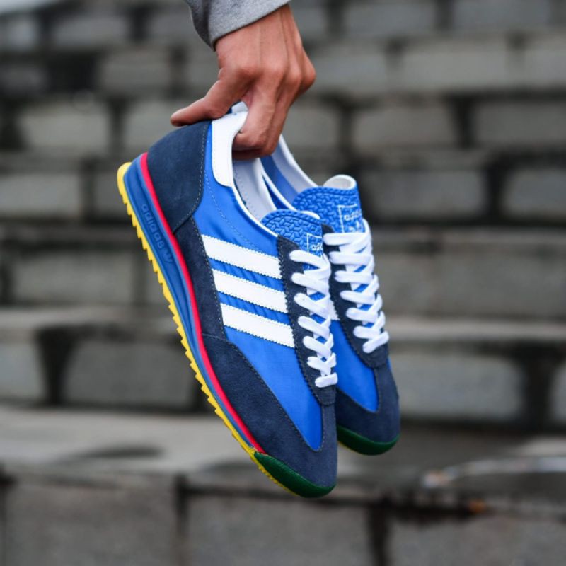 Adidas SL72 VINTAGE azul zapatos de deporte hombres | Shopee México
