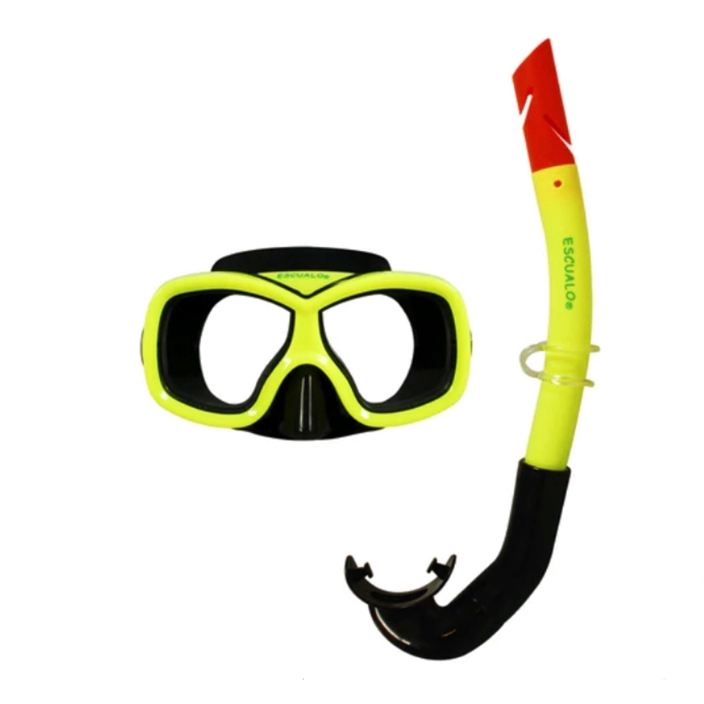 Combo Snorkel Y Mascara Escualo Infantil Modelo Economico Shopee México