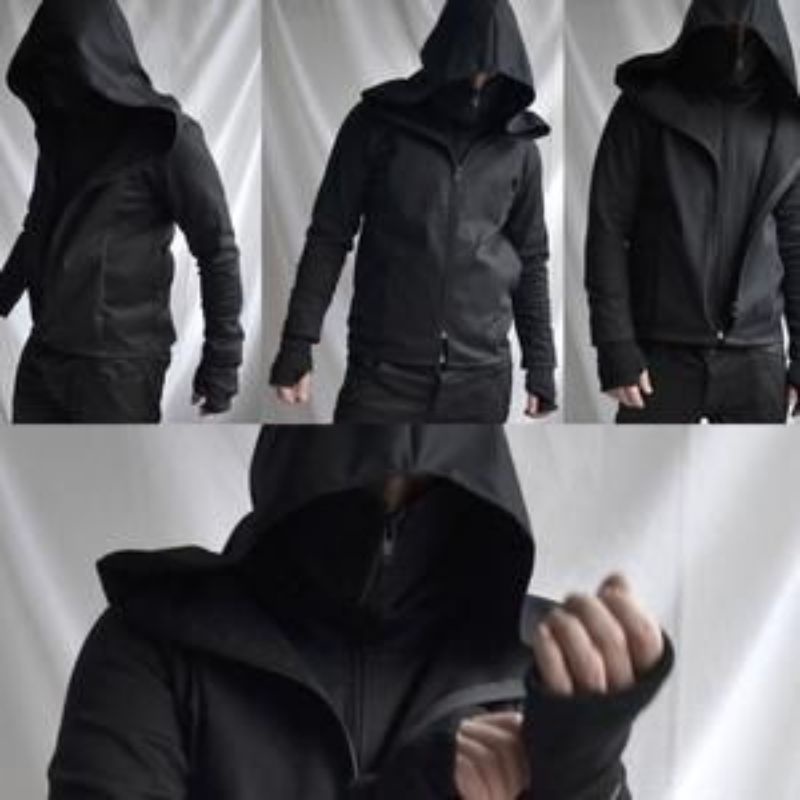 Chamarra Ninja Assassin ropa con capucha y Zhipper | Shopee México