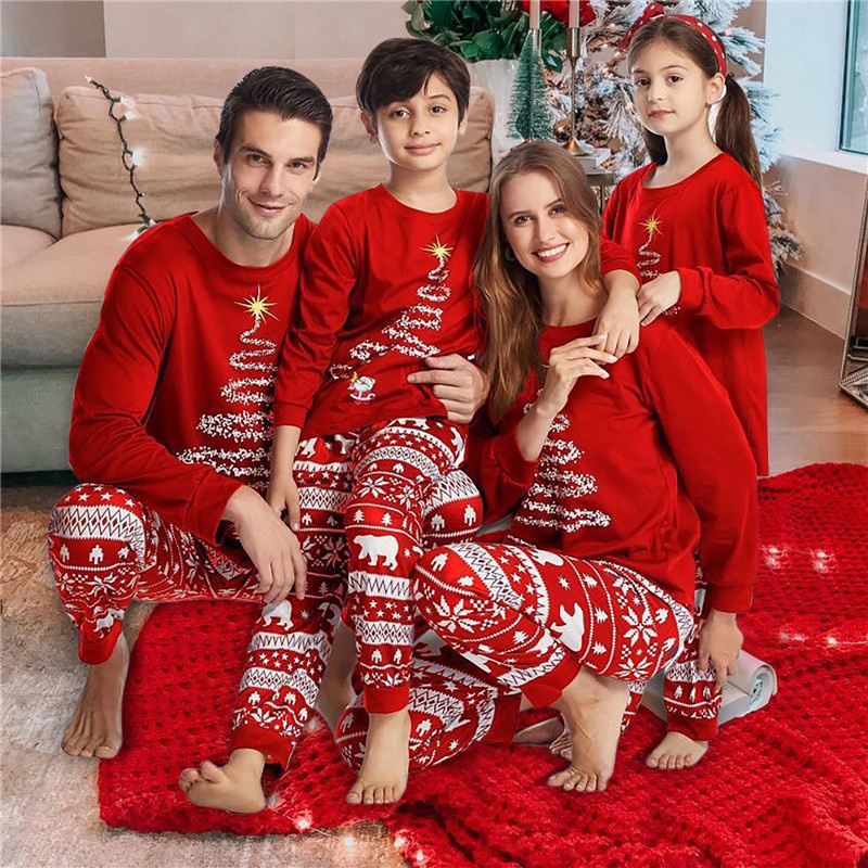 Pijamas A Juego Para Navidad, Conjuntos De Ropa Para Madre, Hija, Padre,  Hijo Y Chico, Aspecto Familiar, Pjs, Mamá Y Yo, Ropa De Dormir De Año Nuevo  