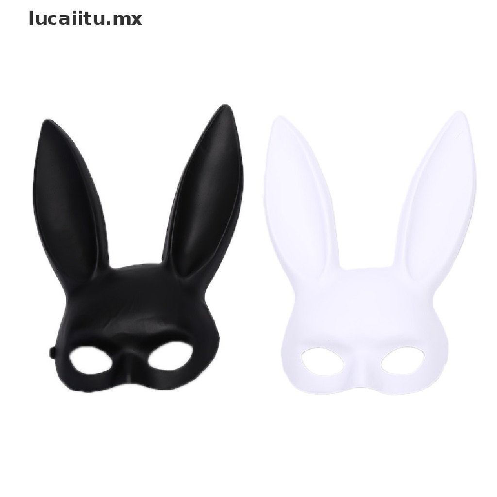 Fansi 1pc Máscara de Navidad máscara de Orejas de Conejo de Mascarada de Halloween Máscara de niña de Conejo 