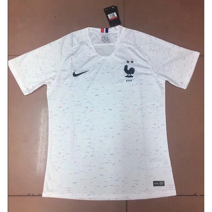 Dos Estrellas con Pantalones Cortos LJP FFF Color Azul Juego de Camiseta de la Copa del Mundo de Fútbol de la Copa del Mundo de Francia 2018 tamaño 22 
