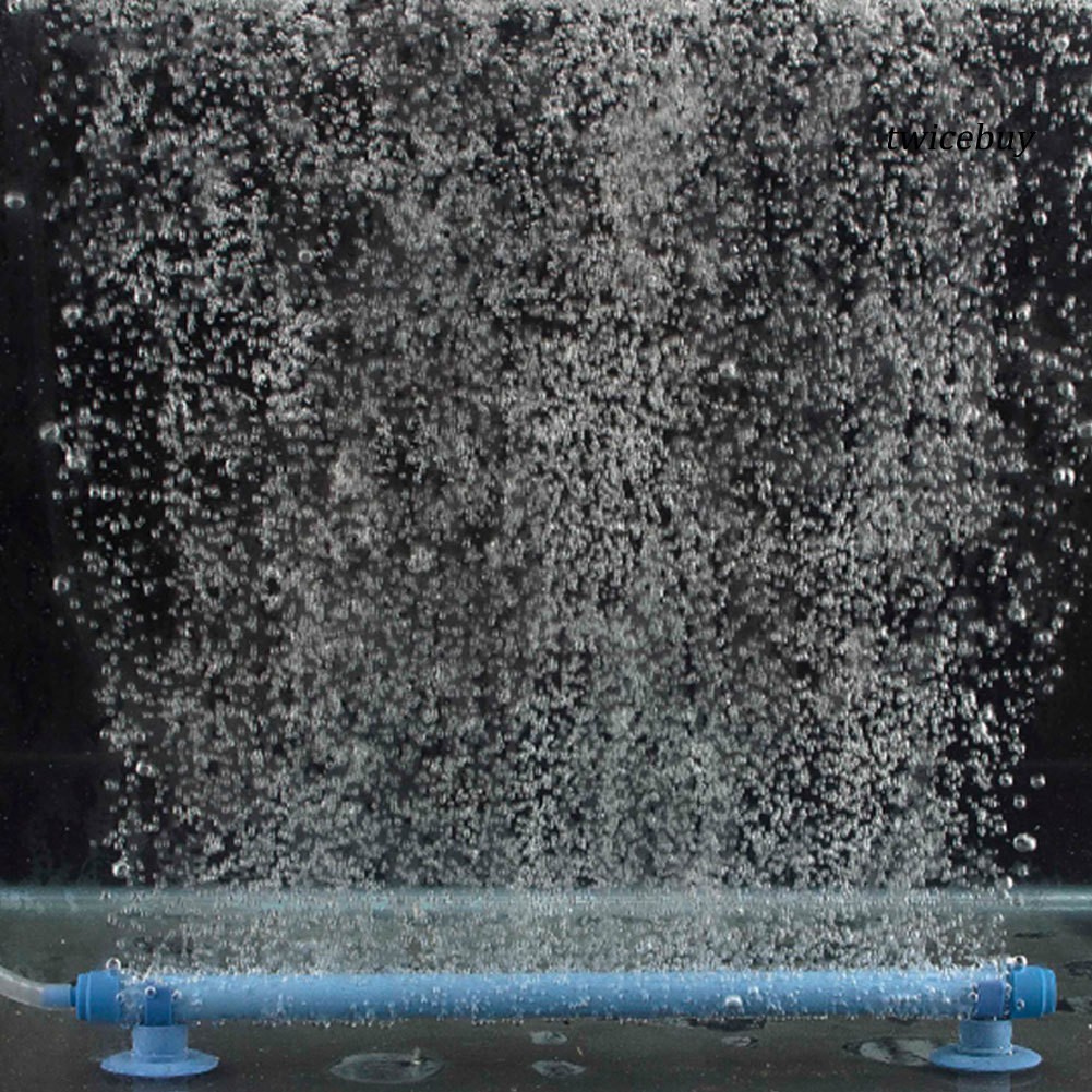 Ogquaton  7/10/14 Pulgadas Acuario Pecera Piedra de Burbujas de Aire Bomba de oxígeno Tubo de conexión con Ventosa Azul 7 Pulgadas Durable y práctico 