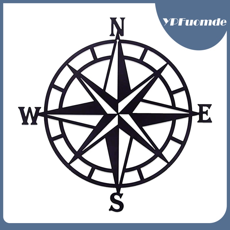 Iron Decorative Wall Compass Decor Nautical Bedroom Bedroom Terrace Office Beach Theme Home Indoor Outdoor Wall Art Shopee Mexico