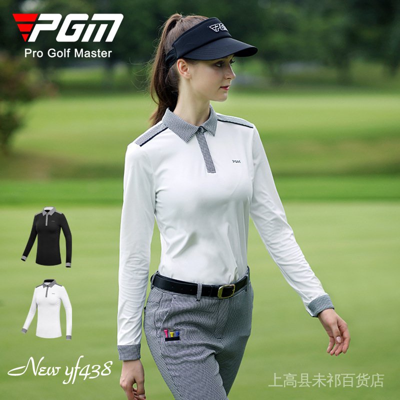 Golf Al Aire Libre] PGM Camiseta De Manga Larga Para Mujer Moda Otoño  Invierno Ropa Elástica Solapa Térmica A Prueba De Frío Envío Rápido |  Shopee México