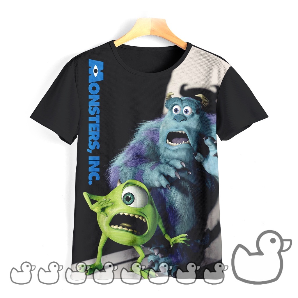 Camisas infantiles 3D monster inc S202 3D monster ropa infantil inc S202  edad 1-12 años | Shopee México