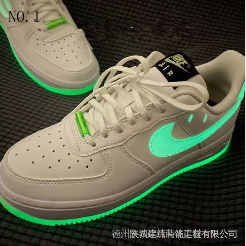 Alas oleada Reconocimiento Nike Air Force 1 Smile Af1 Blanco , Verde , Negro Y Luminoso Fluorescente  Zapatillas | Shopee México